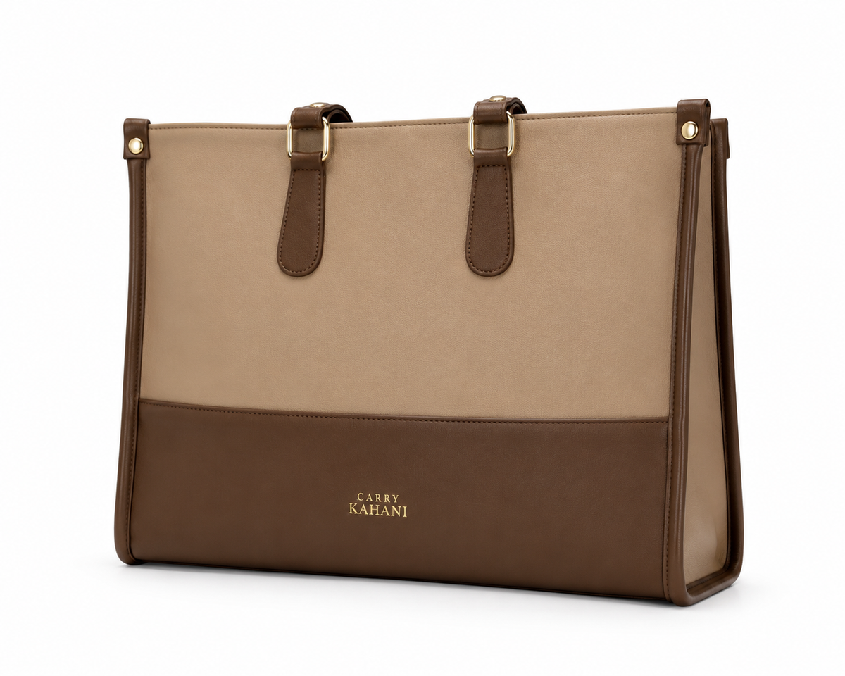 Sandstone Story Laptop Tote