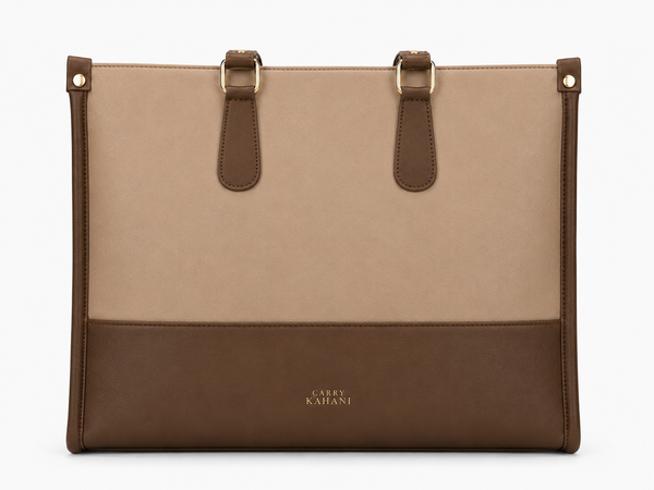 Sandstone Story Laptop Tote